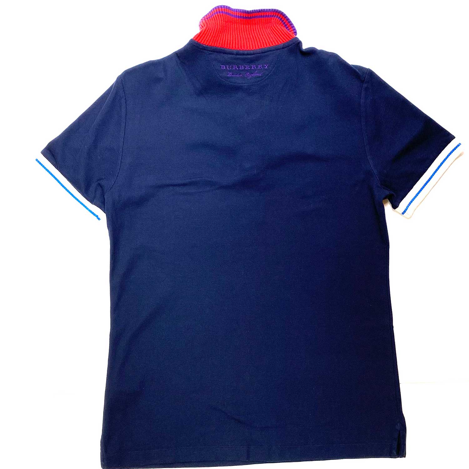 Camisa Polo Burberry Azul e Vermelha