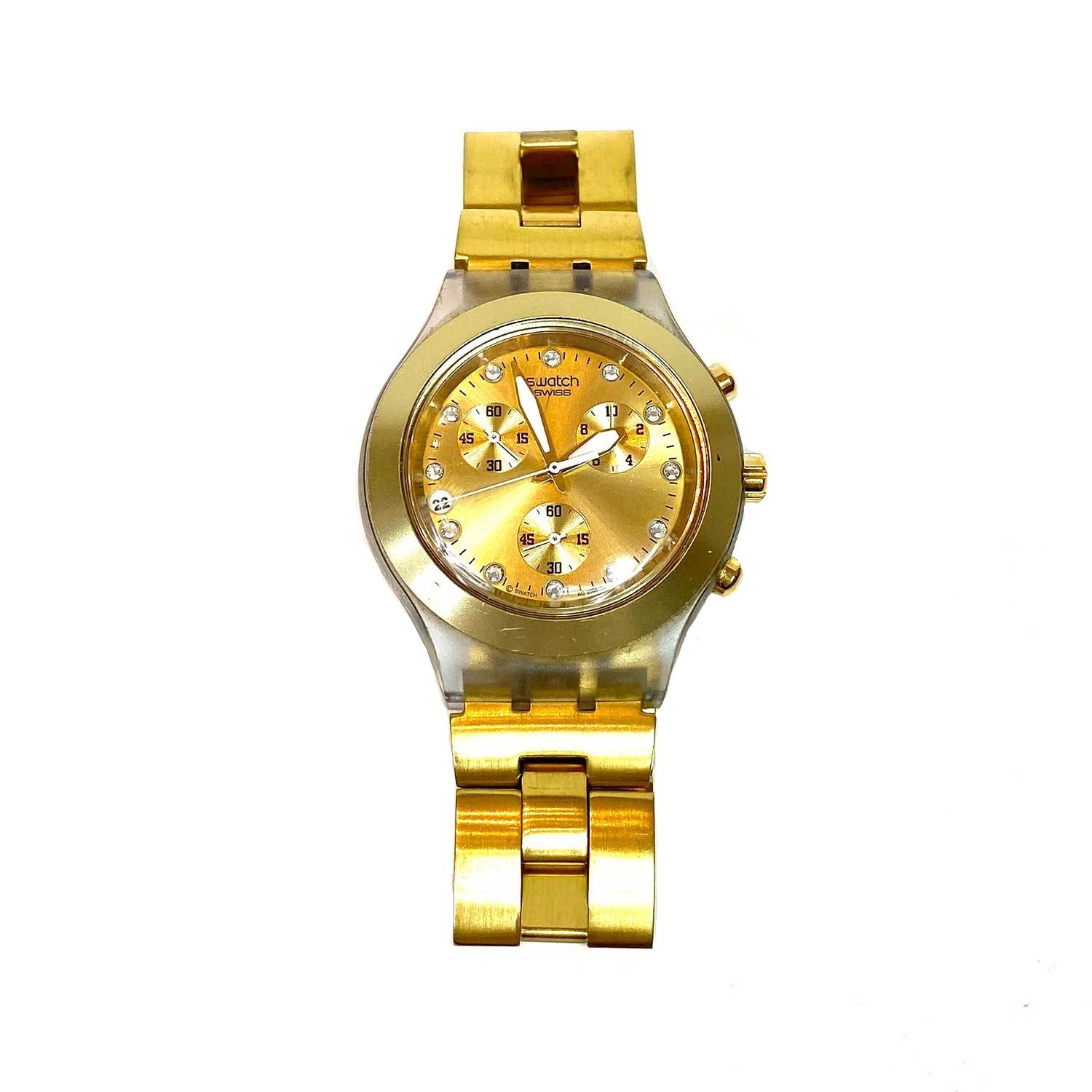Relógio Swatch Dourado