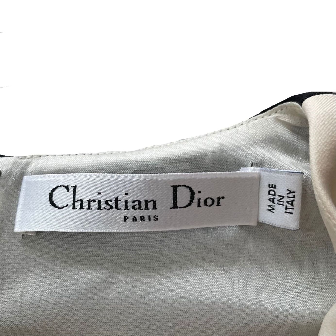 Vestido Dior Bicolor