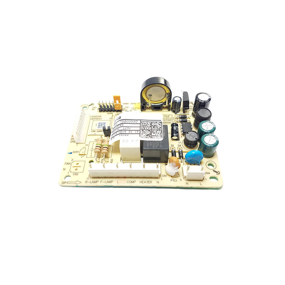 Kit Placa Sensor Ventilador 127V Para Refrigerador Electrolux Df46 Df49 - 70001453