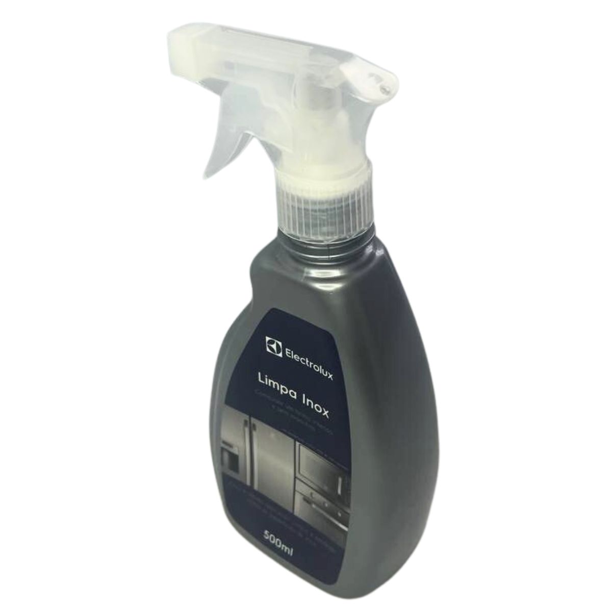 Limpa Inox Spray 500 Ml Para DIversas Superficies Freezer Fogão Refrigerador 80000721 A12358101 A12390701 Original Electrolux