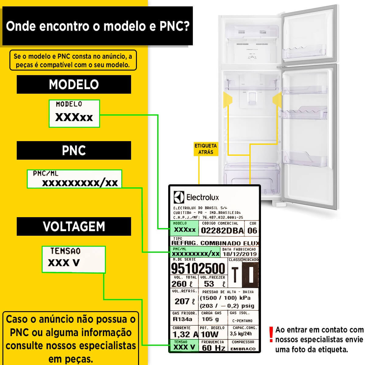Placa De Potência Para Refrigerador Electrolux SS72X SH72B SH72X SS72B - 30143KR060 A07744501