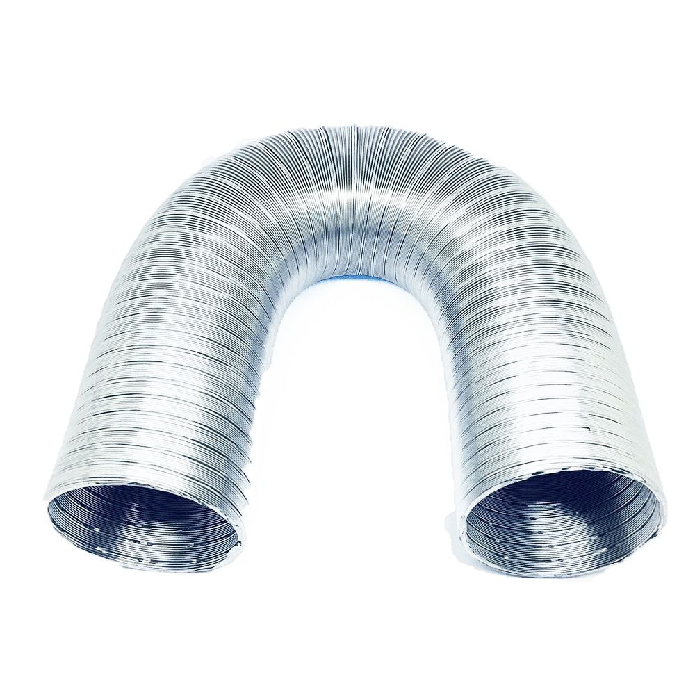 Tubo Flexível de Alumínio Flextic Para Aquecedor de Água a Gás Diâmetro 100mm Comprimento 3m