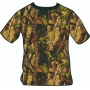 Camiseta Manga Curta Camuflado Vegetação - Adulto