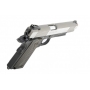 Pistola Airsoft - Colt 1911 Rail Gun STAINLESS Dual Tone GBB - CO2 CyberGun
