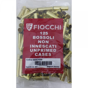 Estojo Fiocchi Unprimed Cases - Cal 357 Magnum Cx/ 250 Und