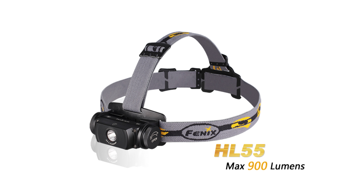 Lanterna de cabeça Fenix HL55 - 900 lúmens - Black