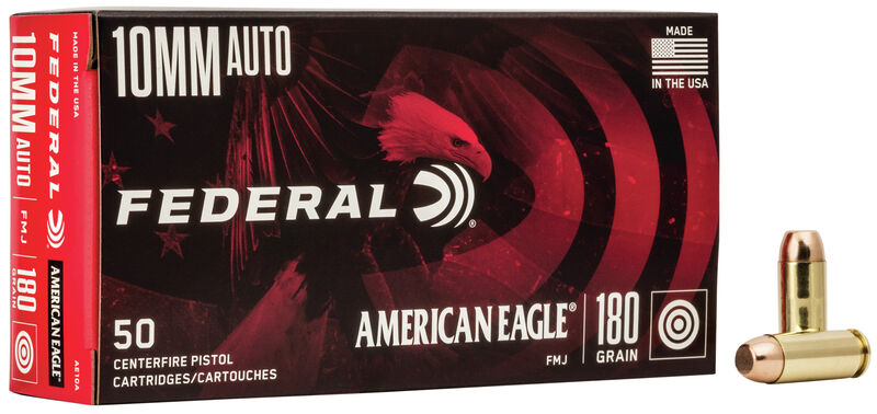Munição Federal Cal 10mm FMJ American Eagle