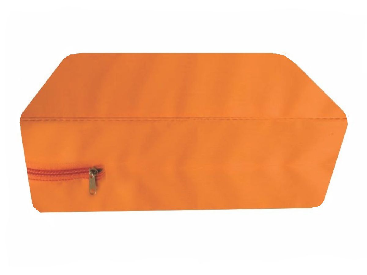 Capa Impermeável colchão Casal  cor laranja  - CarroCasa