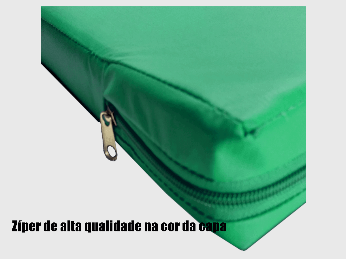 Capa Colchao Solteiro Hospitalar Impermeavel Medida Especial - Verde Bandeira - CarroCasa