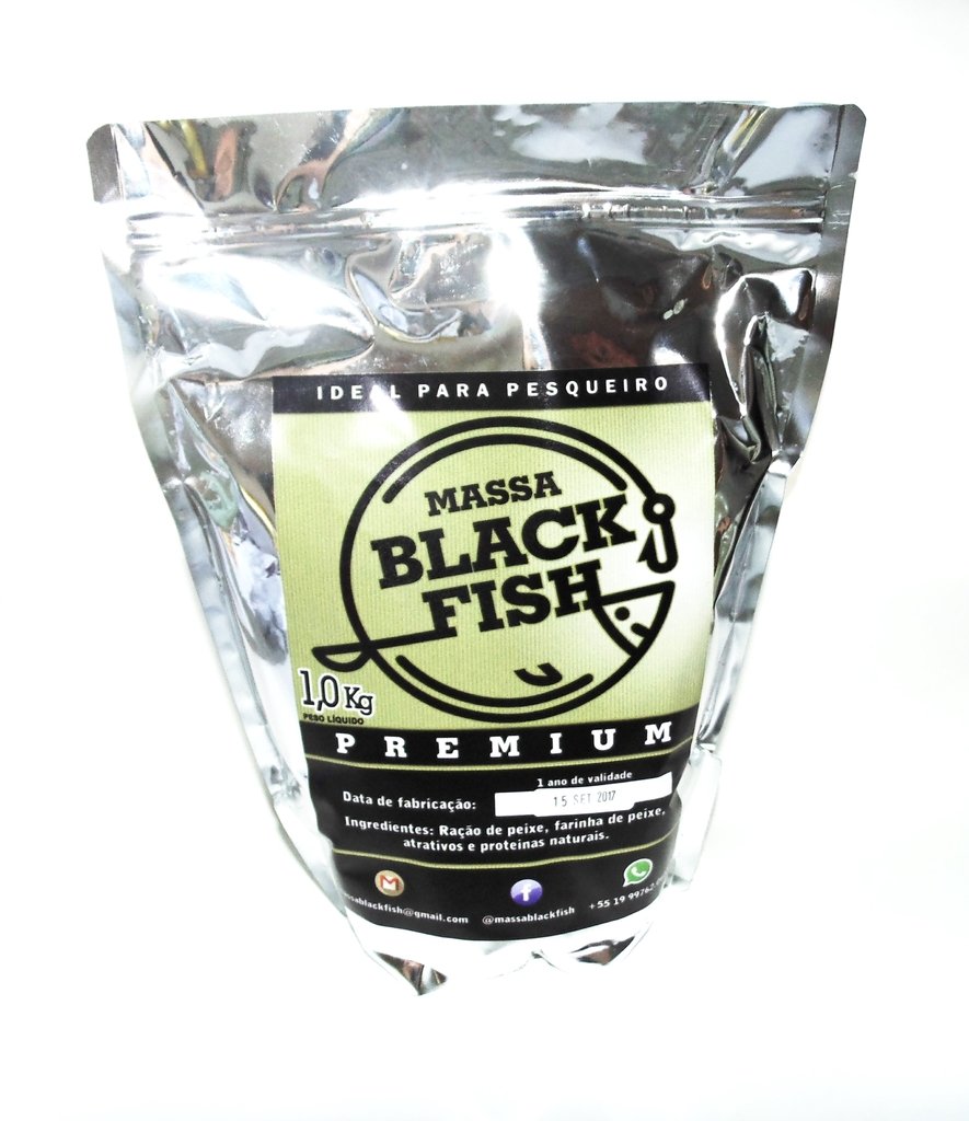 Massa Black Fish Premium - 01 kg