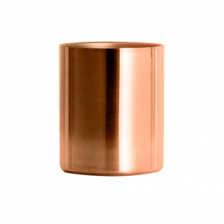 Porta Canetas/Pincel/Talheres Rose Gold Metal