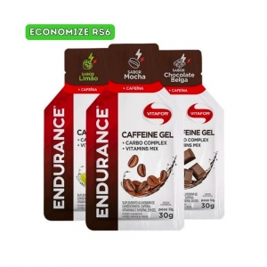 Caixa de Gel Edurance com Cafeína - 12 unidades | VITAFOR - Foto 1