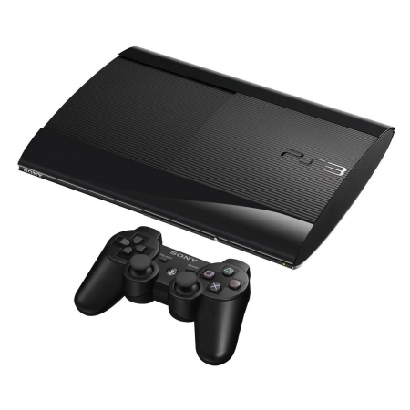 Console Playstation 3 Super Slim 250GB com Controle Dualshock 3 Sony Seminovo