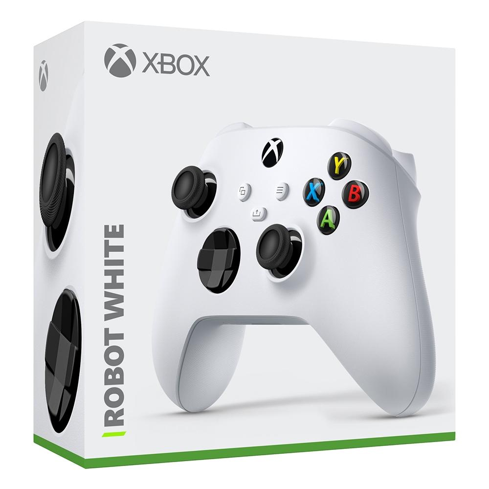 Controle Sem Fio Xbox Robot White Xbox Series S X e One