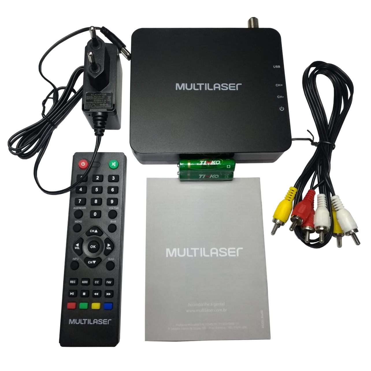 Conversor de TV Digital Full HD Multilaser RE220