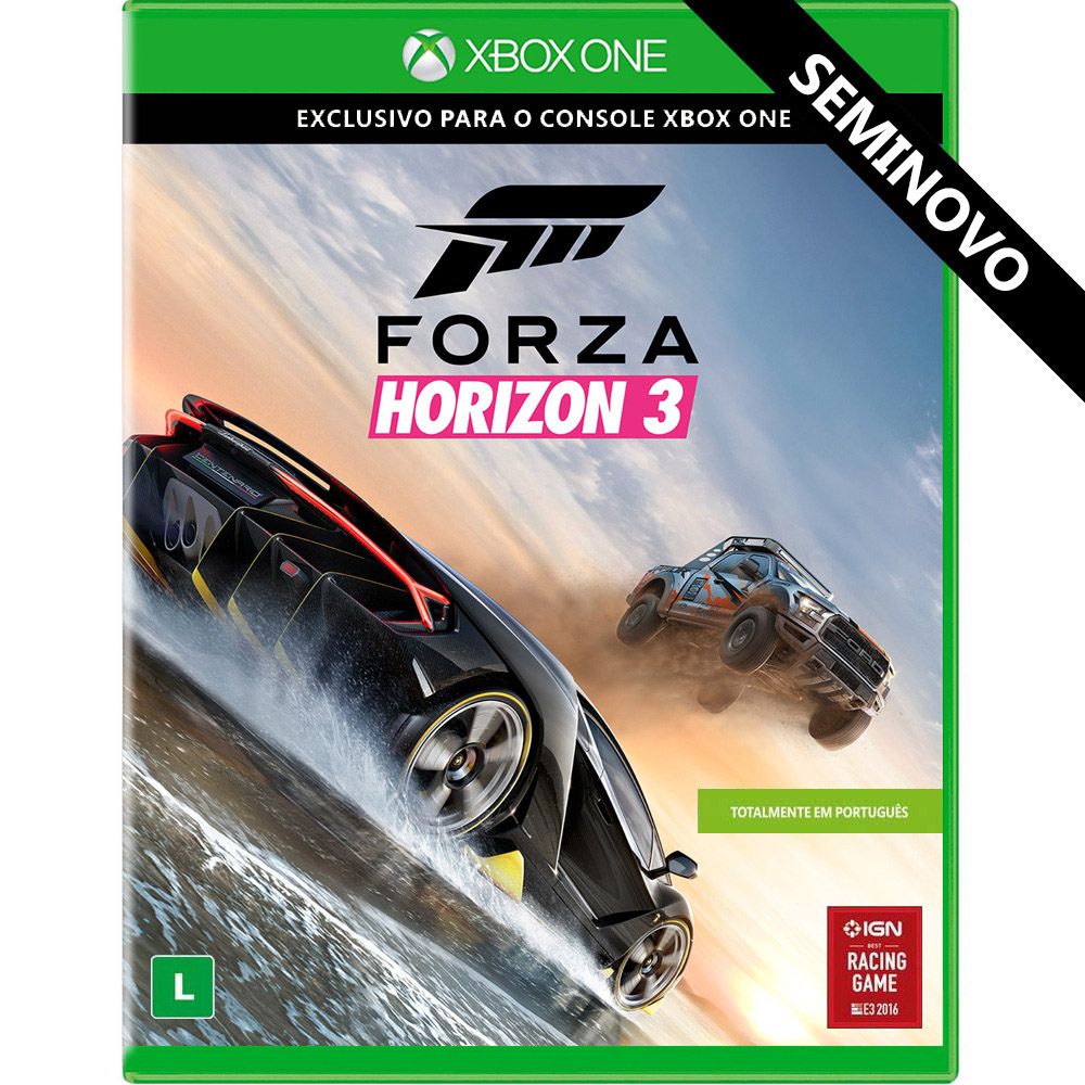 Forza Horizon 3 Xbox One Seminovo