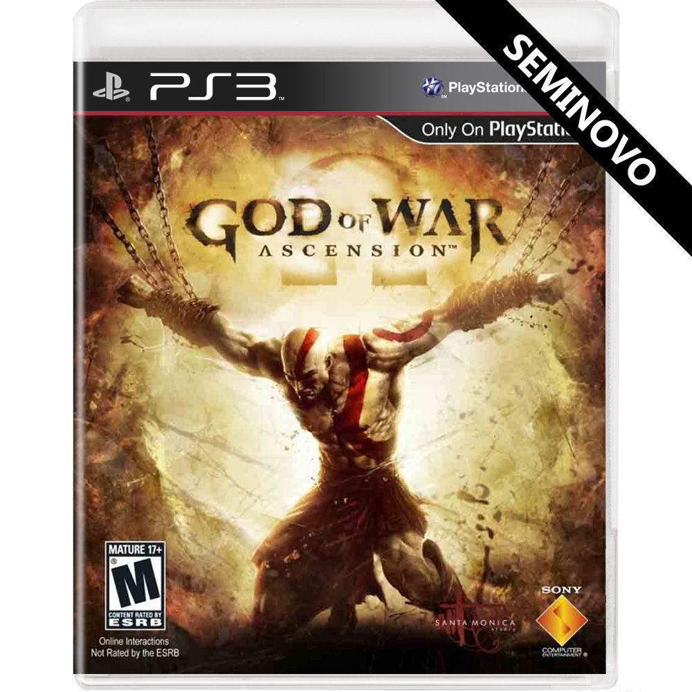 God of War Ascension PS3 Seminovo