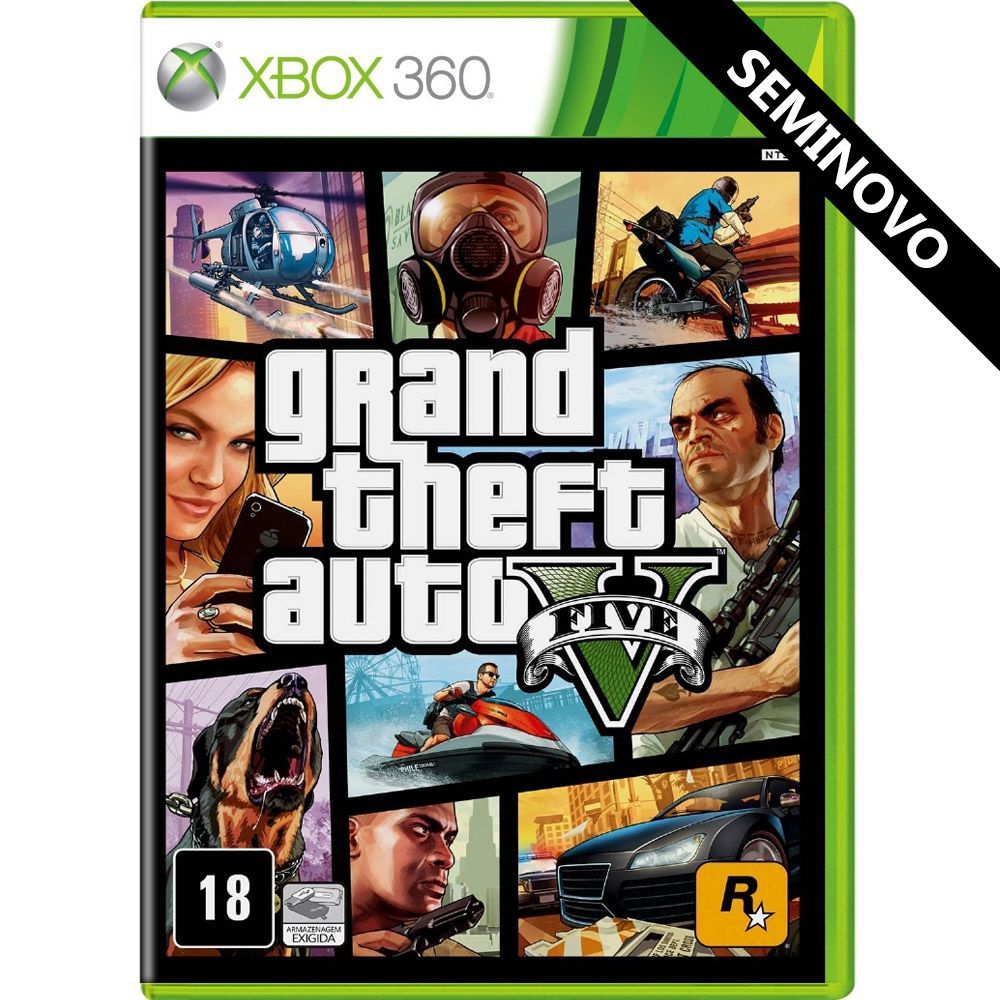 Grand Theft Auto V Xbox 360 Seminovo