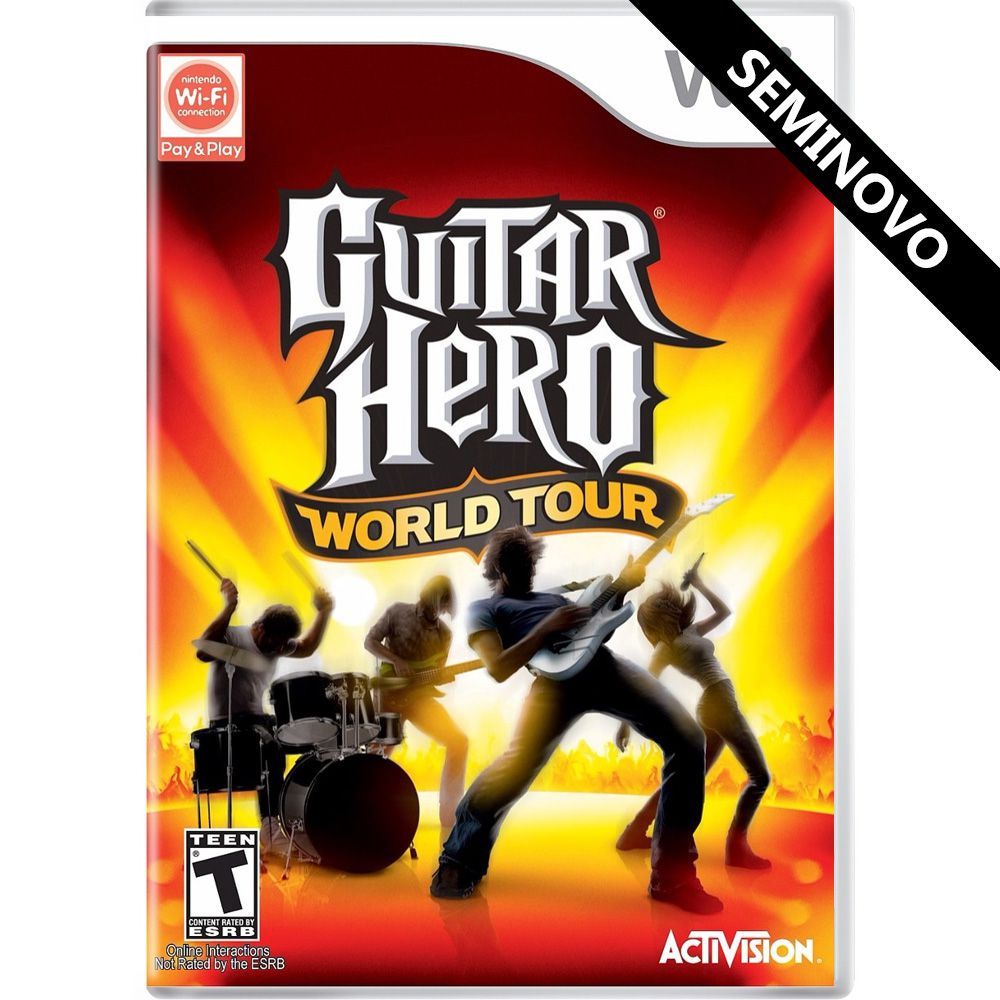 Guitar Hero World Tour Wii Seminovo