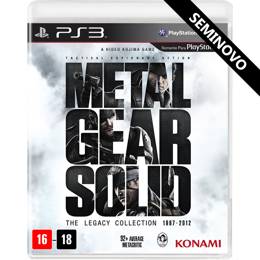 Metal Gear Solid The Legacy Collection PS3 Seminovo