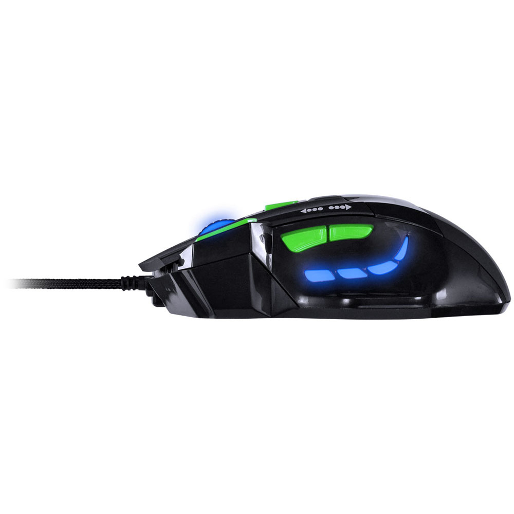 Mouse Gamer Vinik VX Gaming Black Widow LED 2400 DPI Preto e Verde GM106