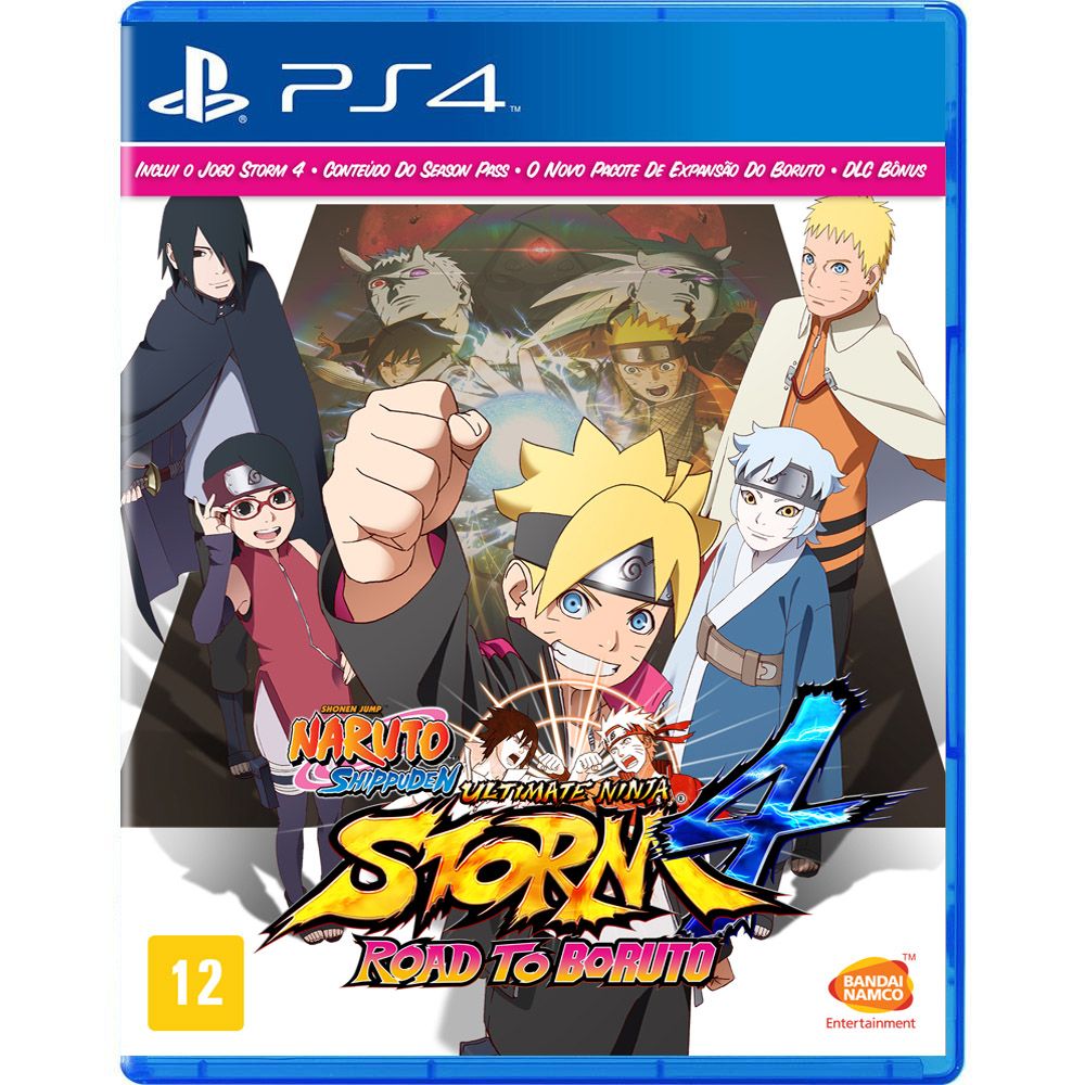 Naruto Shippuden Ultimate Ninja Storm 4 Road to Boruto PS4 Seminovo