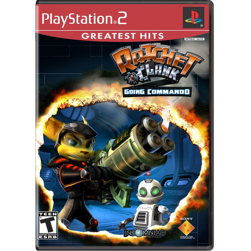 Ratchet e Clank Going Commando (Greatest Hits) - PS2