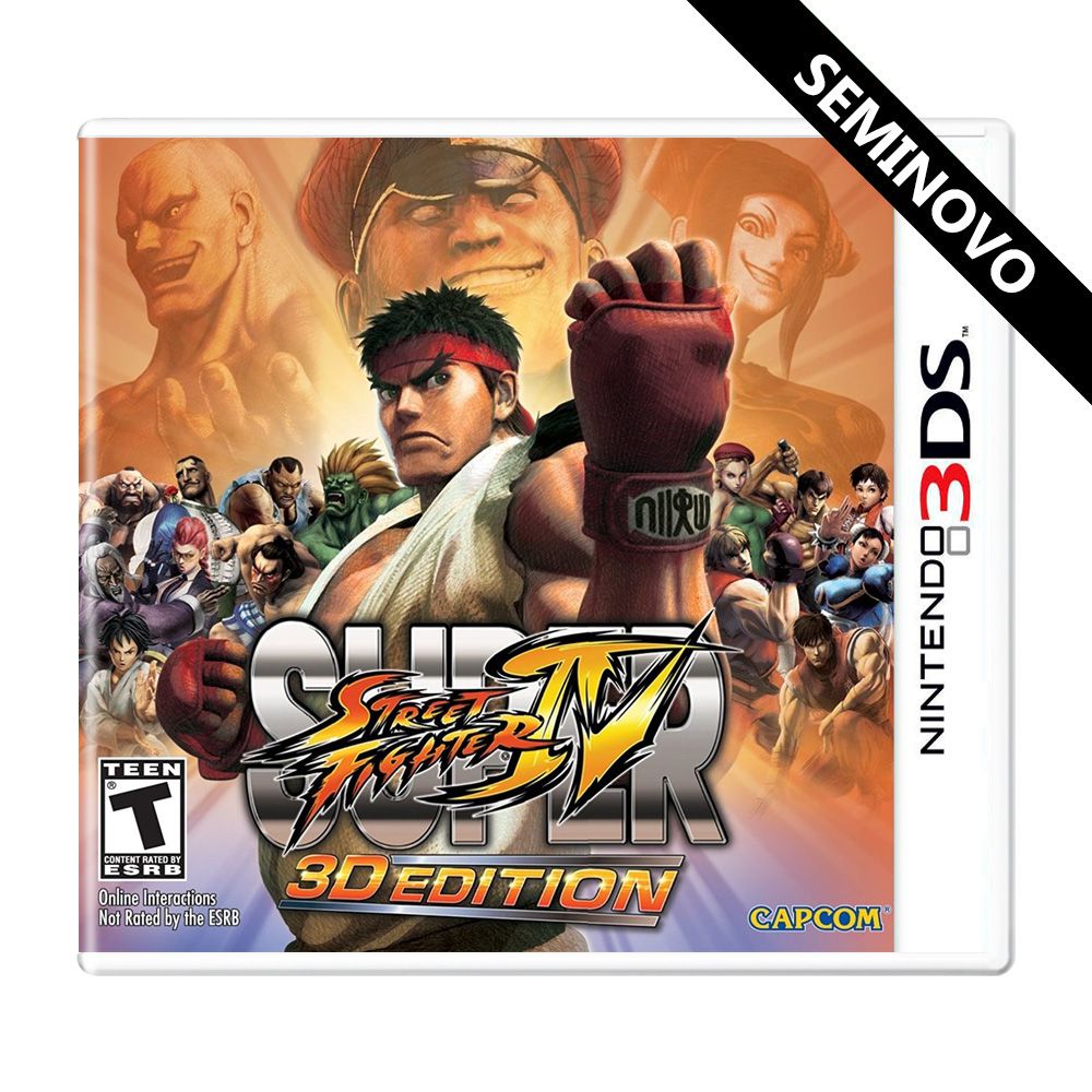 Super Street Fighter IV 3D Edition 3DS Seminovo