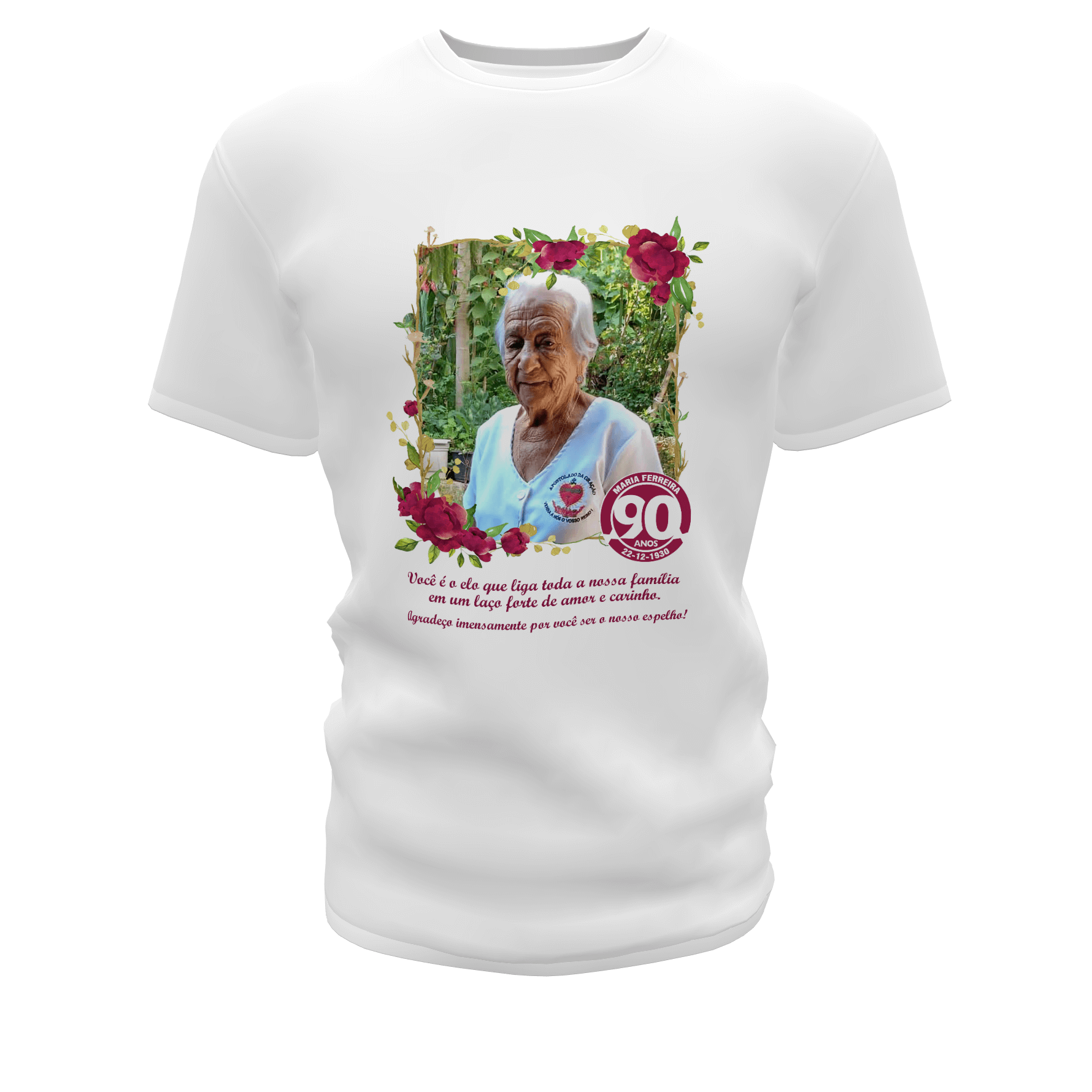 Camisetas Personalizadas para Aniversário de 80 anos