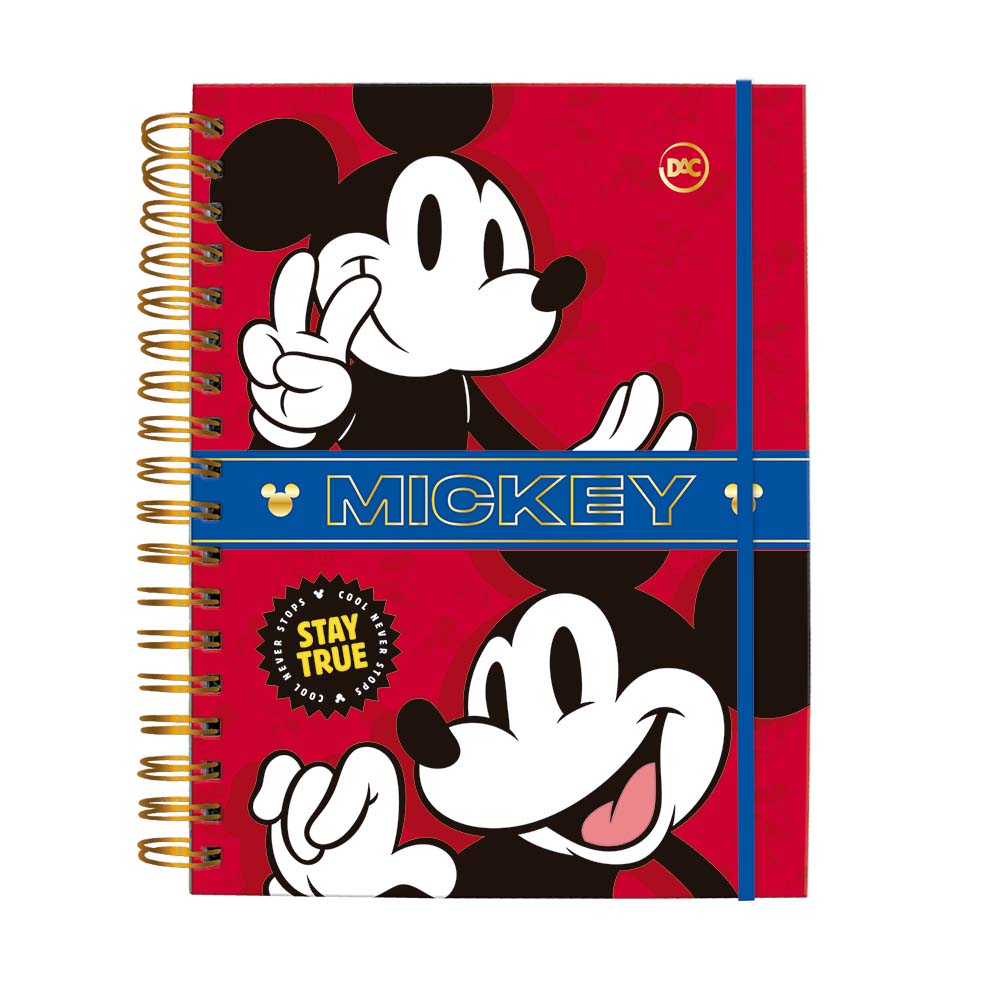 Caderno Smart Universitário com Folhas Tira e Põe Mickey | DAC