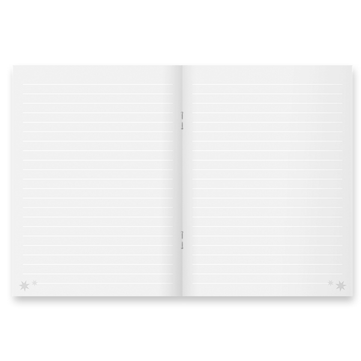 Caderneta My Journal Pauta Branca - Cartões Gigantes