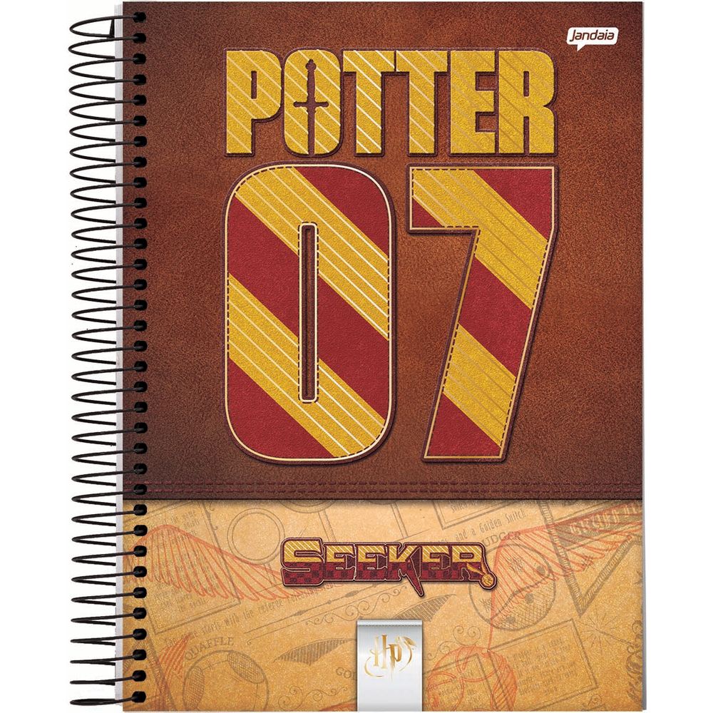 Caderno Espiral Capa Dura 1/4 96FL Harry Potter