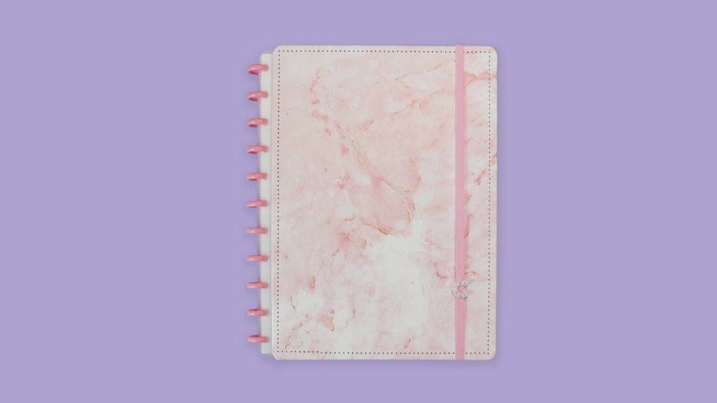 Caderno Inteligente Pink Marble Dream - Edição Especial by Owhana - Grande
