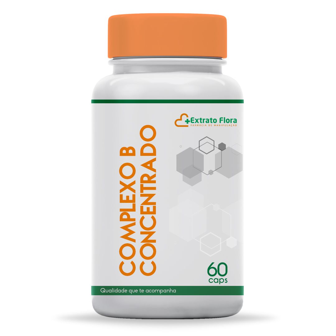 Complexo B concentrado 60 Cápsulas (Vitaminas)