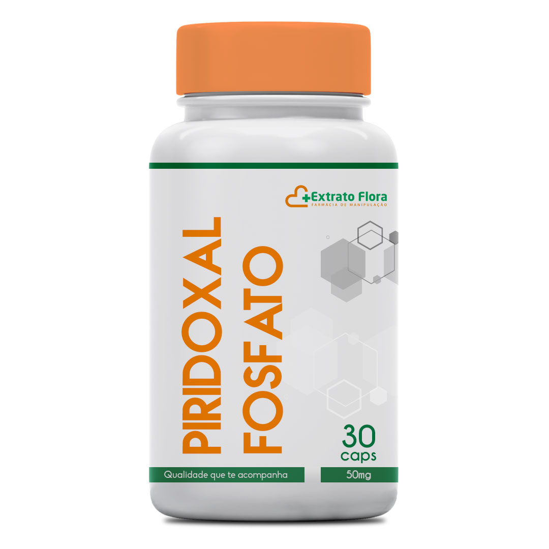 Piridoxal Fosfato 50mg 30 cápsulas (Forma Ativa da Vitamina B6)