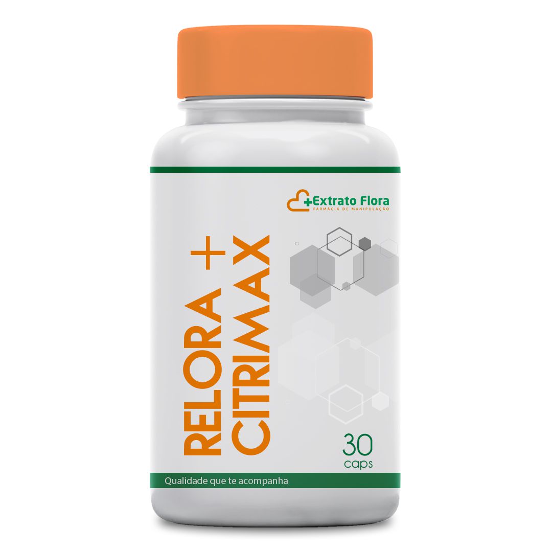 Relora 250mg + Citrimax 500mg 30 Cápsulas (Equilíbrio Metabólico)