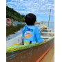 Camisa Flutuadora Infantil Vopen Float Manga Longa - Surfing Shark