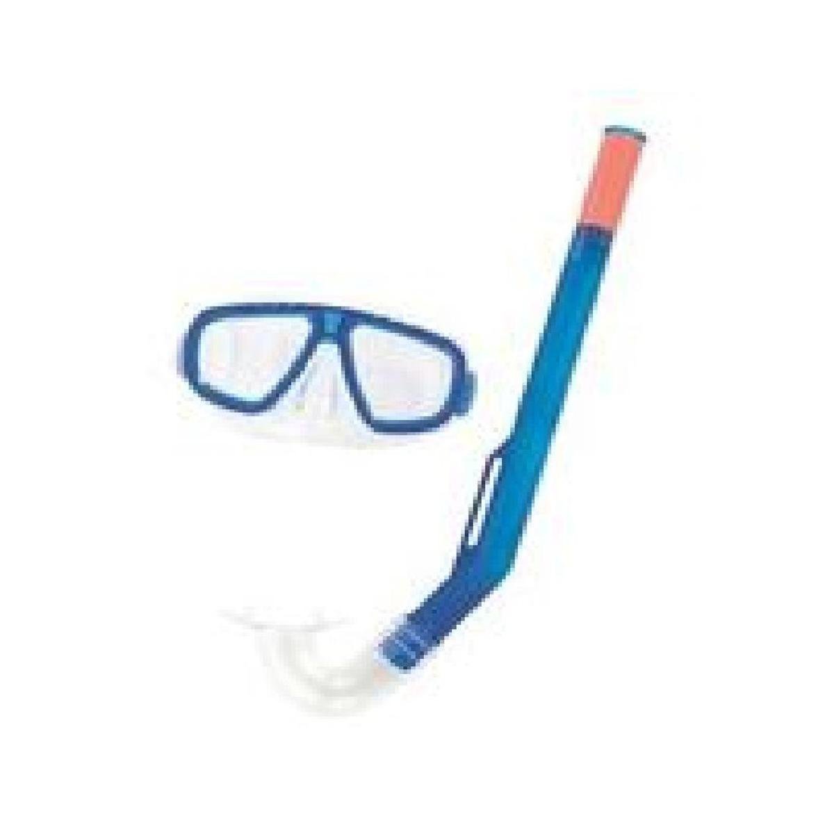 Kit Snorkel + Máscara Infantil Bestway Freestyle Ajustável - Azul