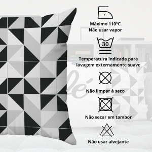 Kit Capas Almofadas Decorativas Folhas 6 45x45 - ID Decor