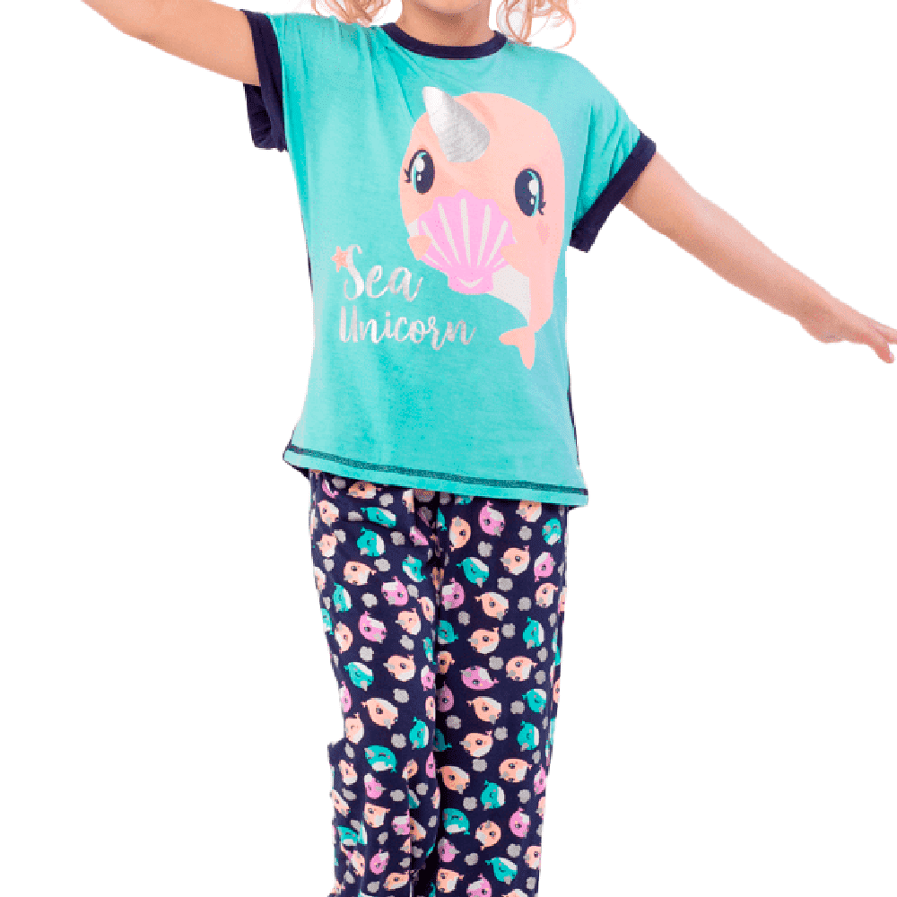 Pijama MC Kids Visco Narval