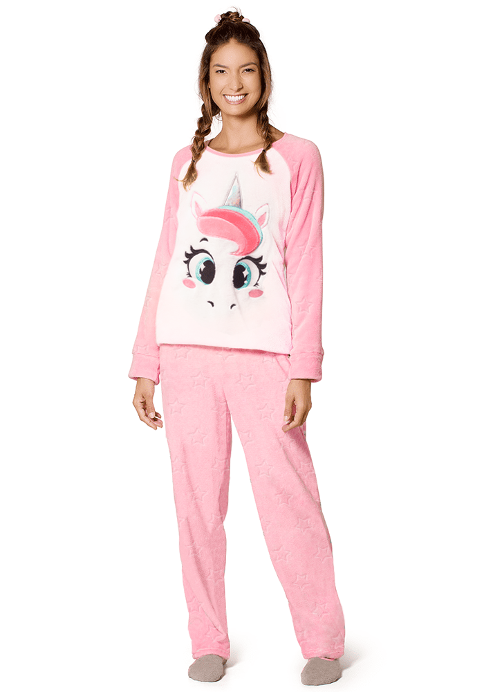 Pijama ML Adulto Soft Unicornio