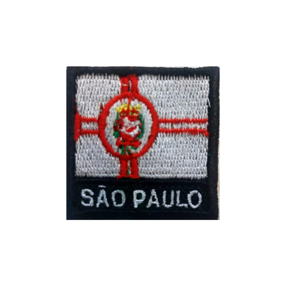 Patch Bandeira 4x4 cm - Cidade de São Paulo (SP)