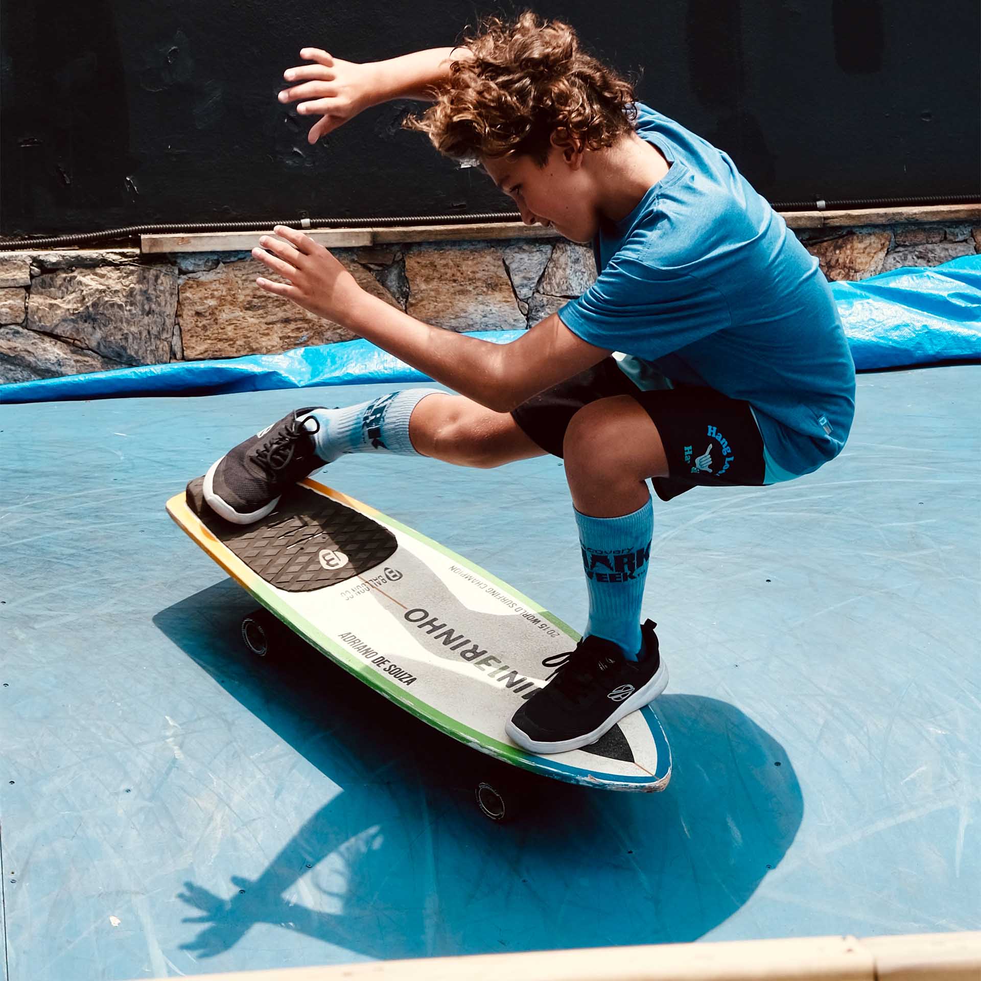 Simulador de Surf MINEIRINHO - Pro Model Adriano de Souza - Campeão Mundial de Surf