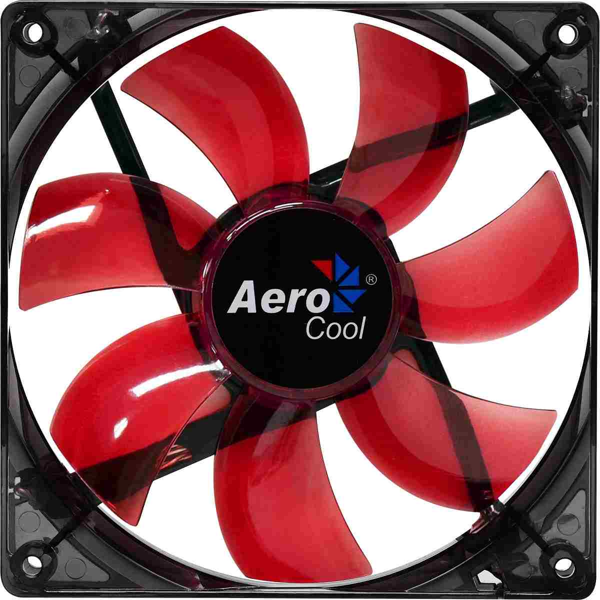 Cooler Fan 12cm Pc Gamer Red LED Vermelho Aerocool