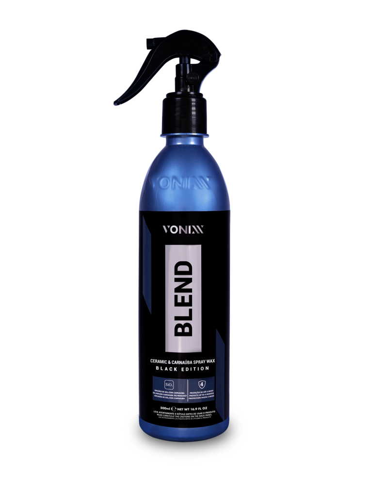 Blend Cera Liquida Carnauba Black Edition Silica Spray Wax 500ml Vonixx
