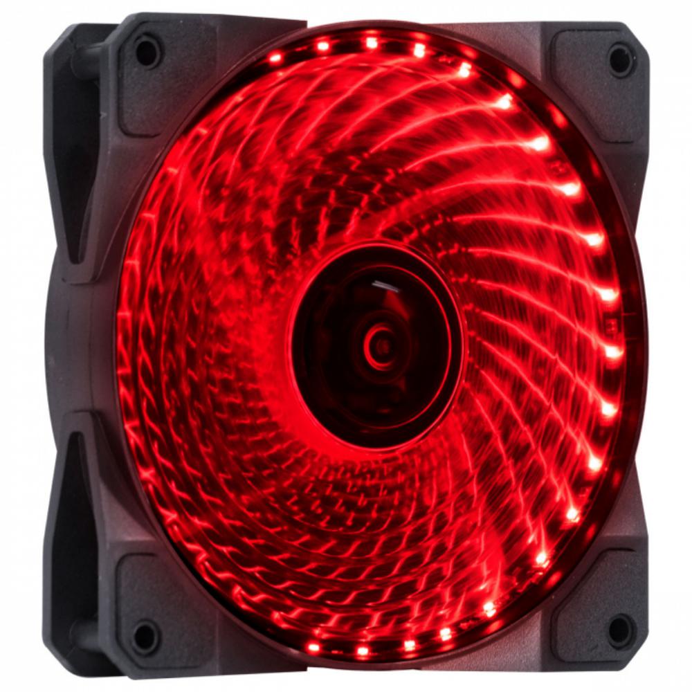 Cooler Fan 120mm 33 Leds Vermelho Pc Gamer Fan Gabinete VX Gaming V. Lumi