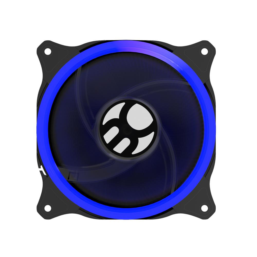 Cooler Fan 120mm Ring, Led Azul 3 Pinos e Molex BFR-11B