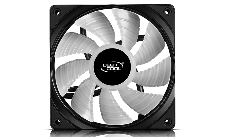 Fan Cooler Rgb 120mm Fan DeepCool RF 120, RGB, 12cm - DP-FRGB-RF120-1C