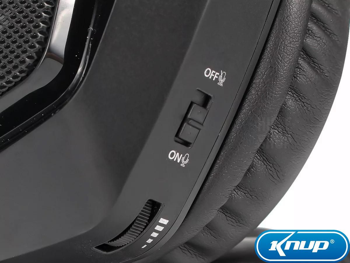 Fone Headset Gamer Com Microfone Knup Kp-488 Ultra 7.1 com plugue P2